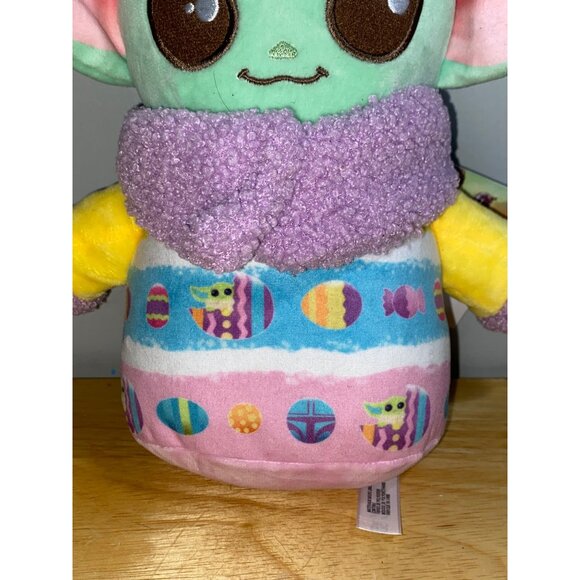 Star Wars The Mandalorian Grogu Plush Doll Stuffed Animal Baby Yoda Easter - Picture 4 of 11